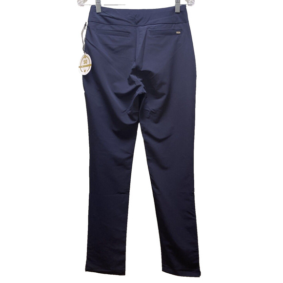 Tail Women's Allure 31" Pant Night Navy Golf UPF50V FLAT FRONT POCKETS SZ 2 $108 - Picture 5 of 12